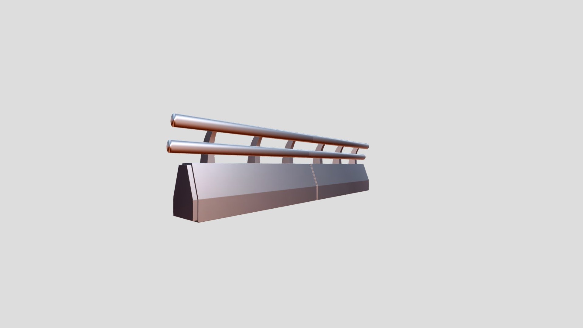 bridge fence/concrete barrier
