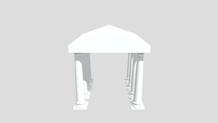 Doric Pillar 3D Model