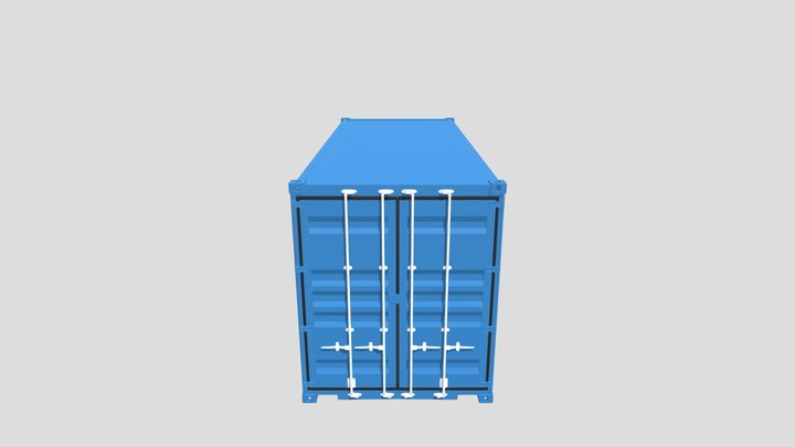 Sea Container 3D Model