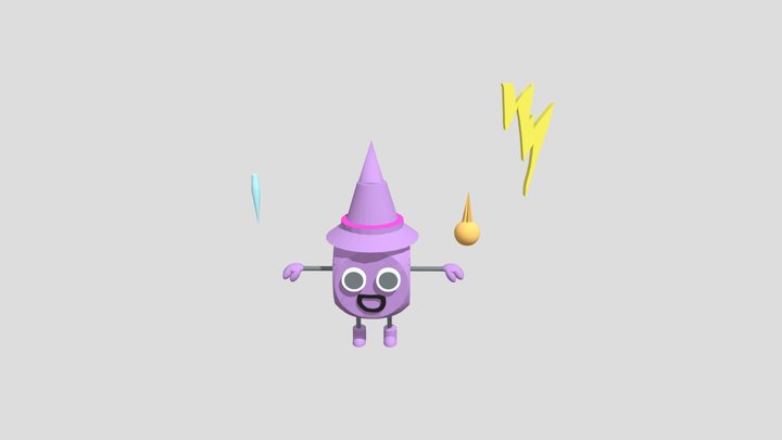The Witch (Dicey dungeons) 3D Model