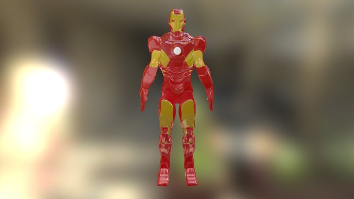 Práctica 4 - Hoja de giro - IronMan 3D Model