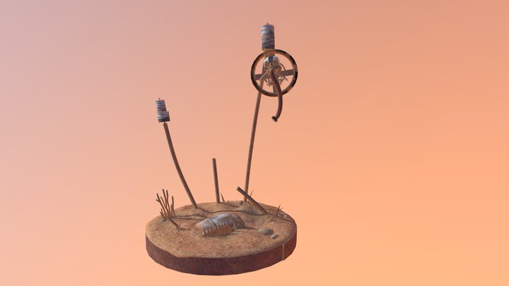 Mad Max Diorama 3D Model