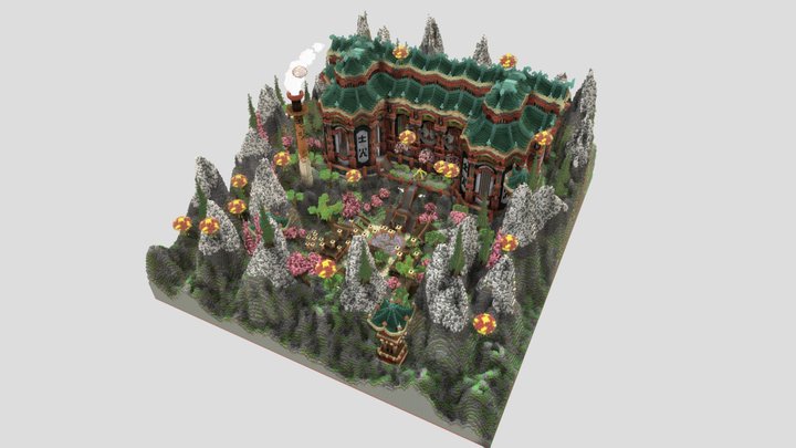🏯Takayama Village [Factions-Spawn]🏯 3D Model