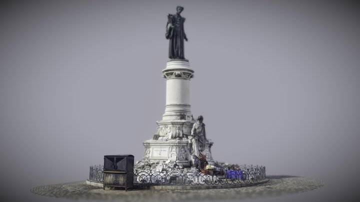 Monument of the Real Dr. Martins 3D Model