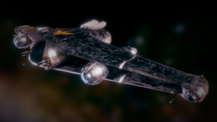 Starship - Flying Fox 3D Model