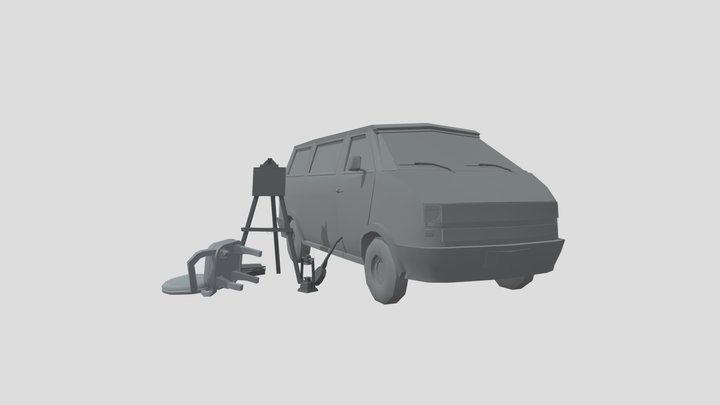 ECO HOUSE - Unwrap 3 + model 1 3D Model