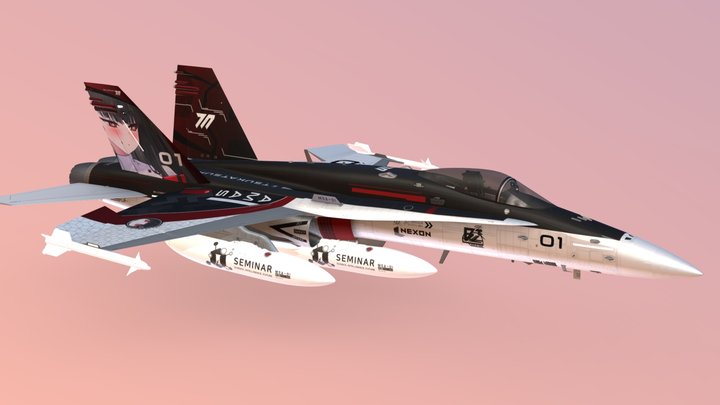 F_A-18C_ Late | Tsukatsuki Rio 3D Model