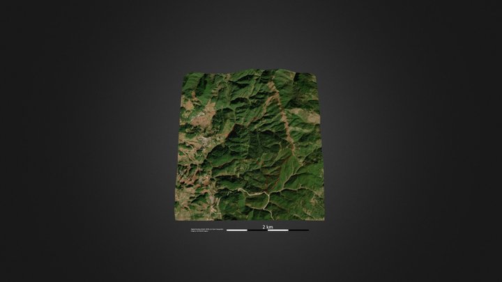 晋宁_谷堆山 – Free 3D Model STL