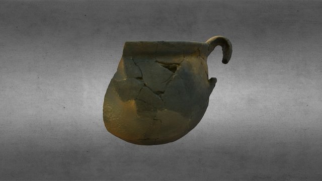 Cazuela a torno rápido, yacimiento Navalvillar 3D Model