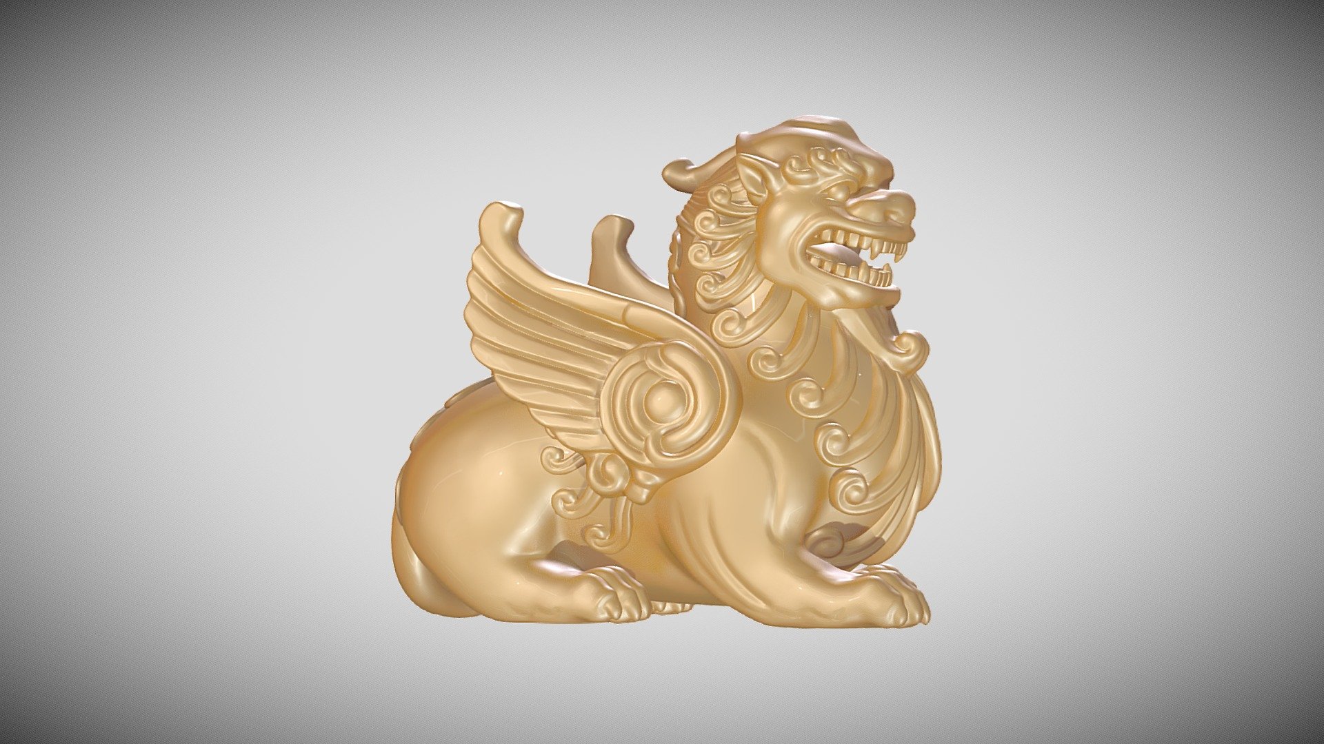 貔貅神兽- 3D model by genfa1968 (@genfa1968) [8ee781f]