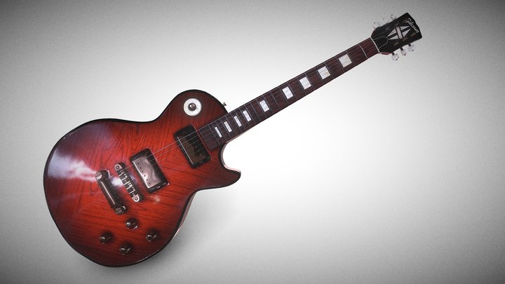 Les Paul Guitar Challenge 3D Model