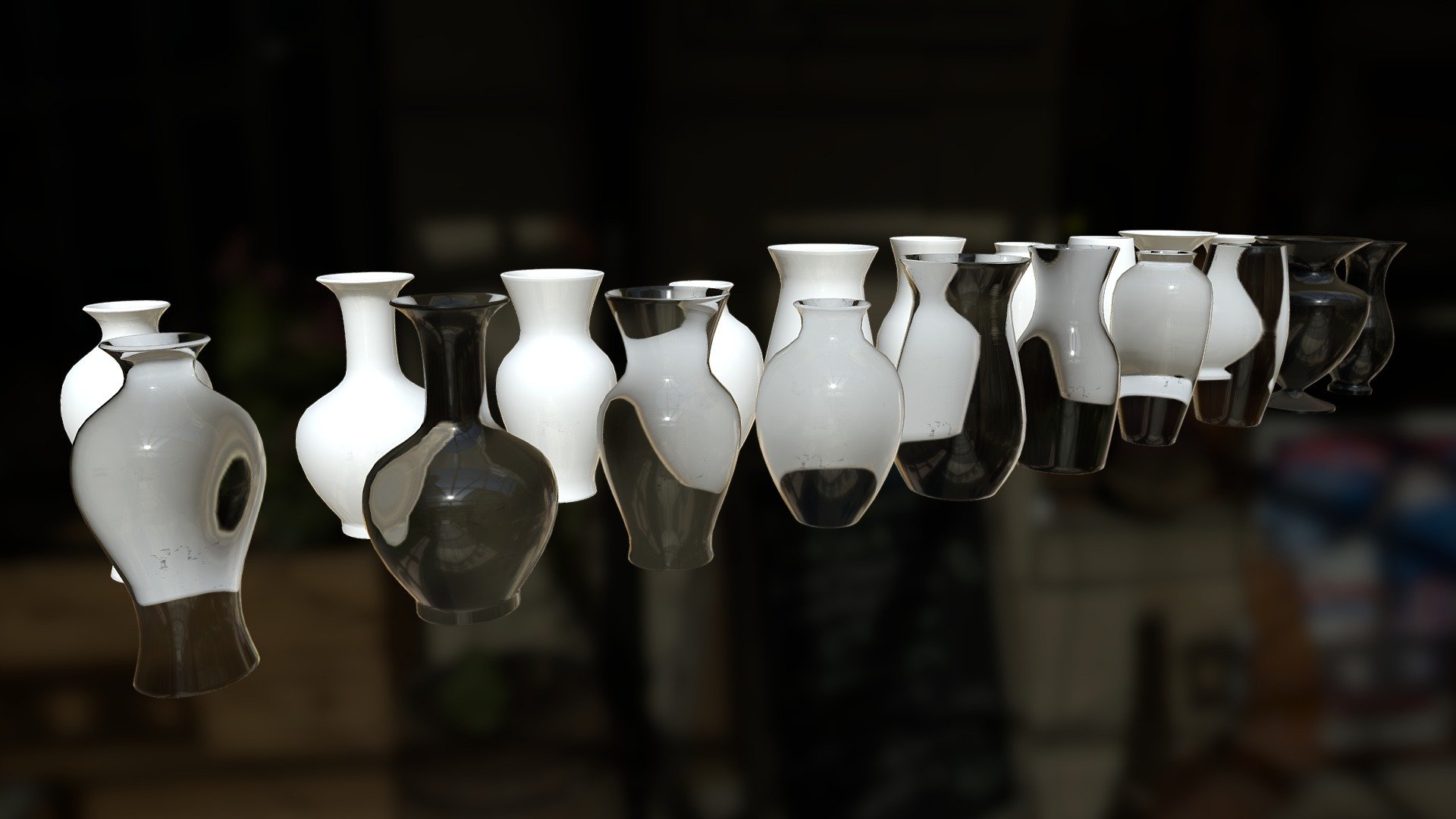 Vase Pack - Download Free 3D model by powers28 [8ee8169] - Sketchfab