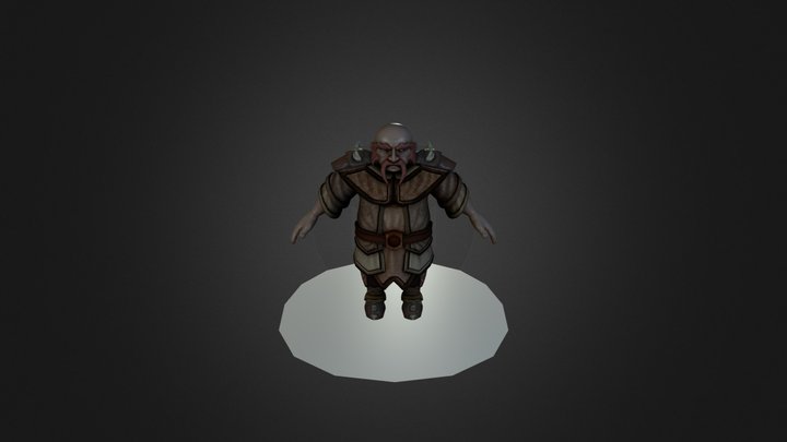 Dwarf Fighter 3D Model