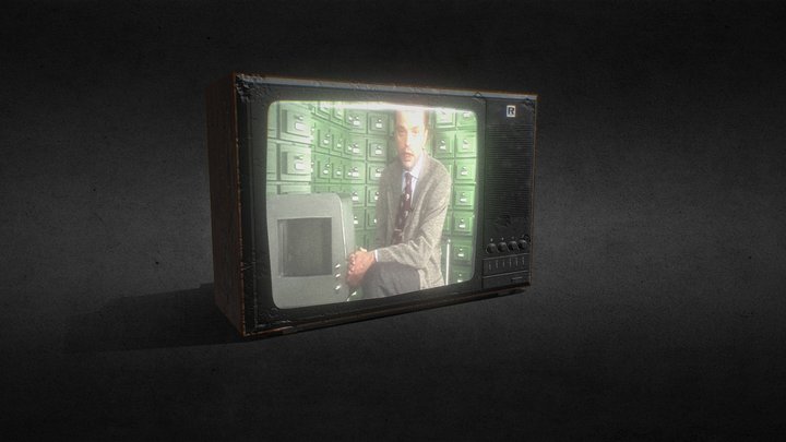 Old TV 3D Model