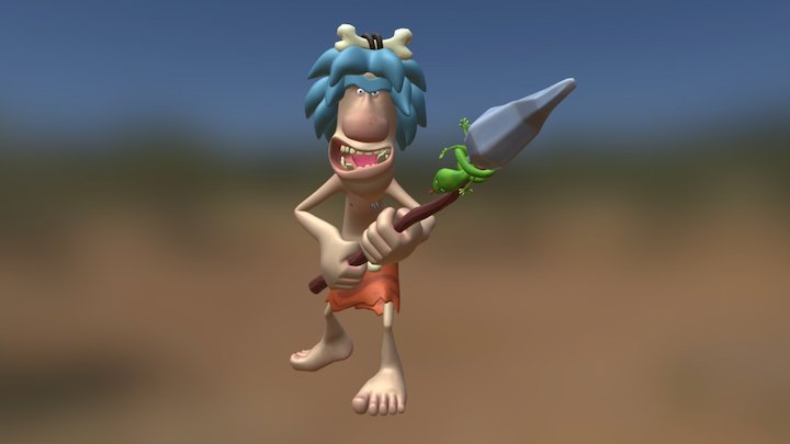 Caveman 3D Model