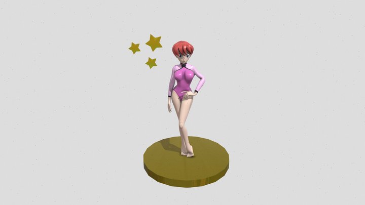 Ranma 1/2 3D Model