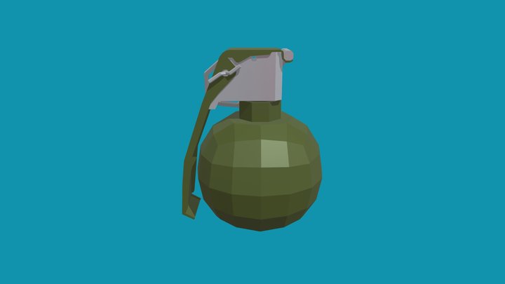 Low-Poly M67 3D Model