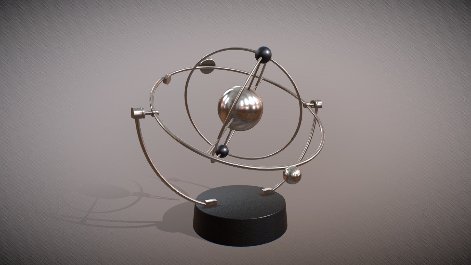 Magnetic Pendulum rotating eternal balls