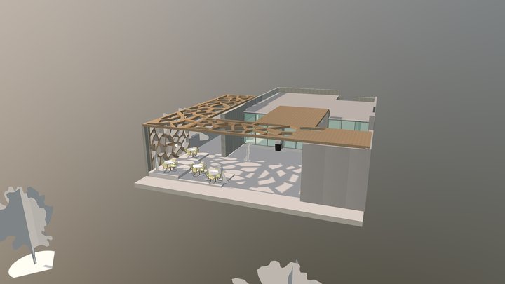 propuesta cafetería Anahuac Puebla- Aida Campos 3D Model