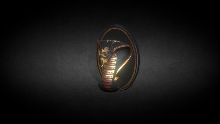 Snake Statue 3D Model