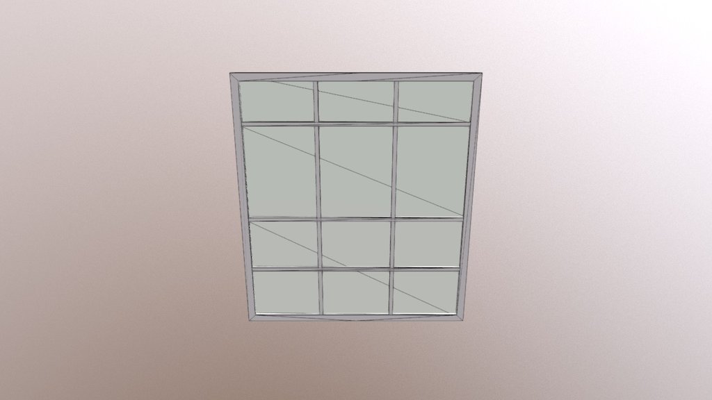 Plexi Wall Frosted 9 by 8 — Sketchfab embed 3D viewer