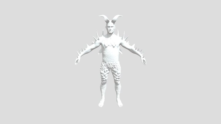 Spirehorn Warden 3D Model