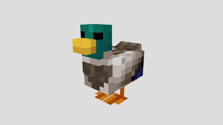 Minecraft Mallard 3D Model