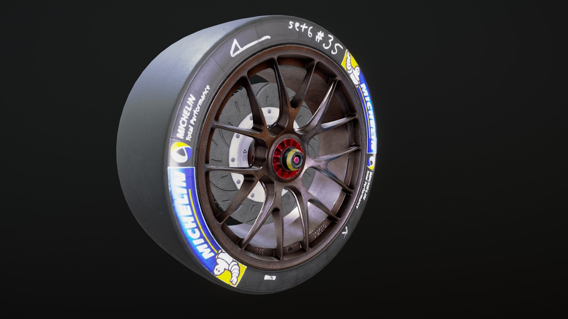 Wheel Z4 GT3 - 3D model by John Keane (@johnkeane) [8eecb38] - Sketchfab