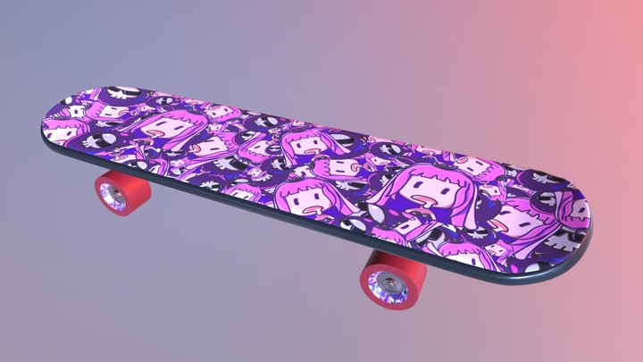 Skateboard – Free 3D Model STL