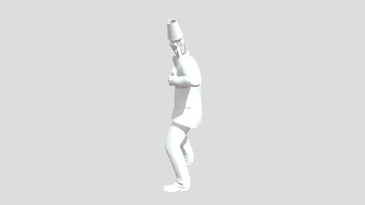 Wrench Man #1 3D Model