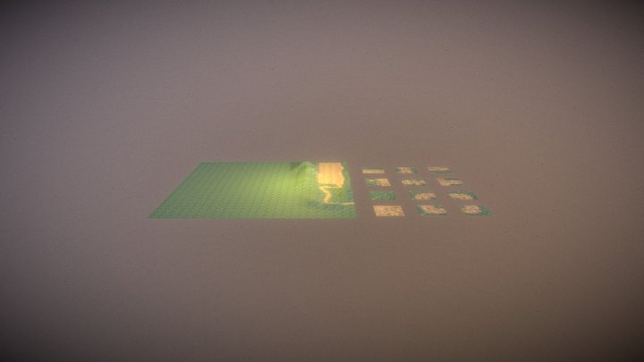 Landscape Tiles 3D Model