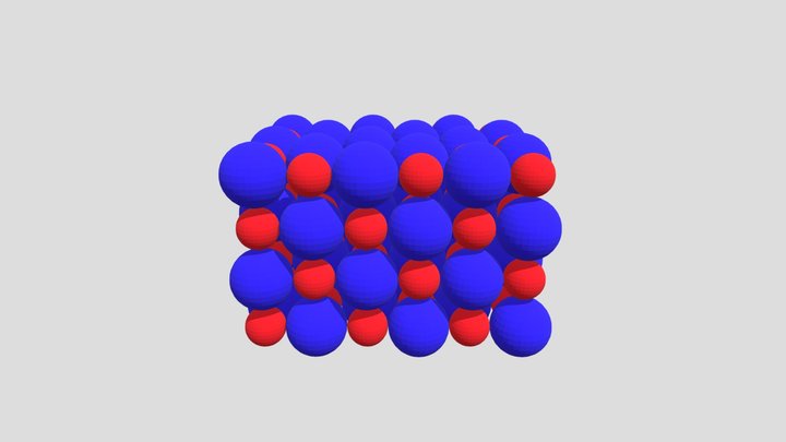 Ionengitter 3D Model