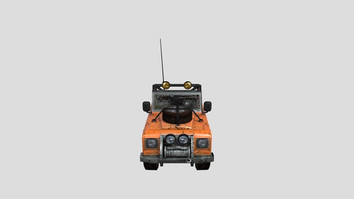 Rover Flatbed 3D Model
