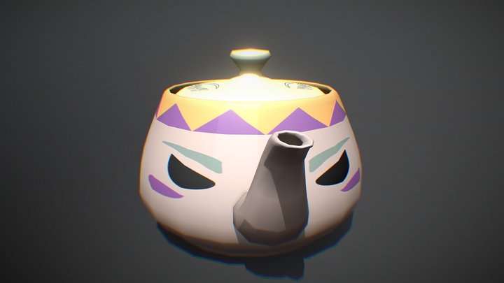 TeapotUV 3D Model