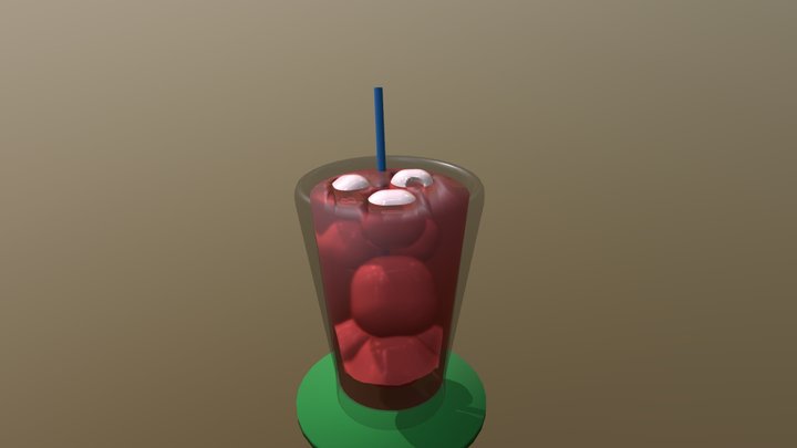 3D - Cooled Drink 3D Model