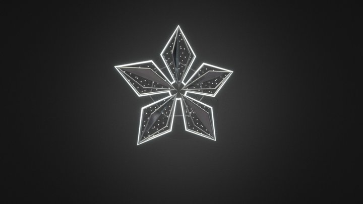 Ice Flake Star 703-140 3D Model