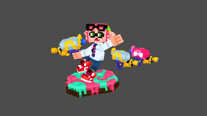 Splattershot🔫 3D Model