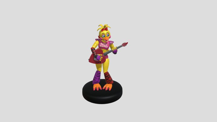 Glamrock Toy Chica V2 3D Model