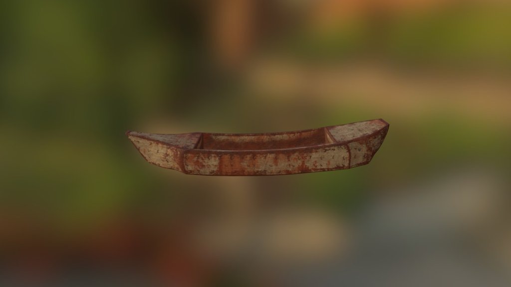 3d Boat for game