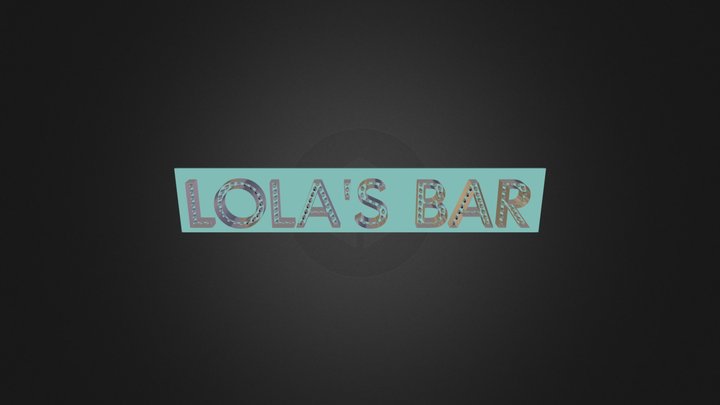 lola sign 3D Model