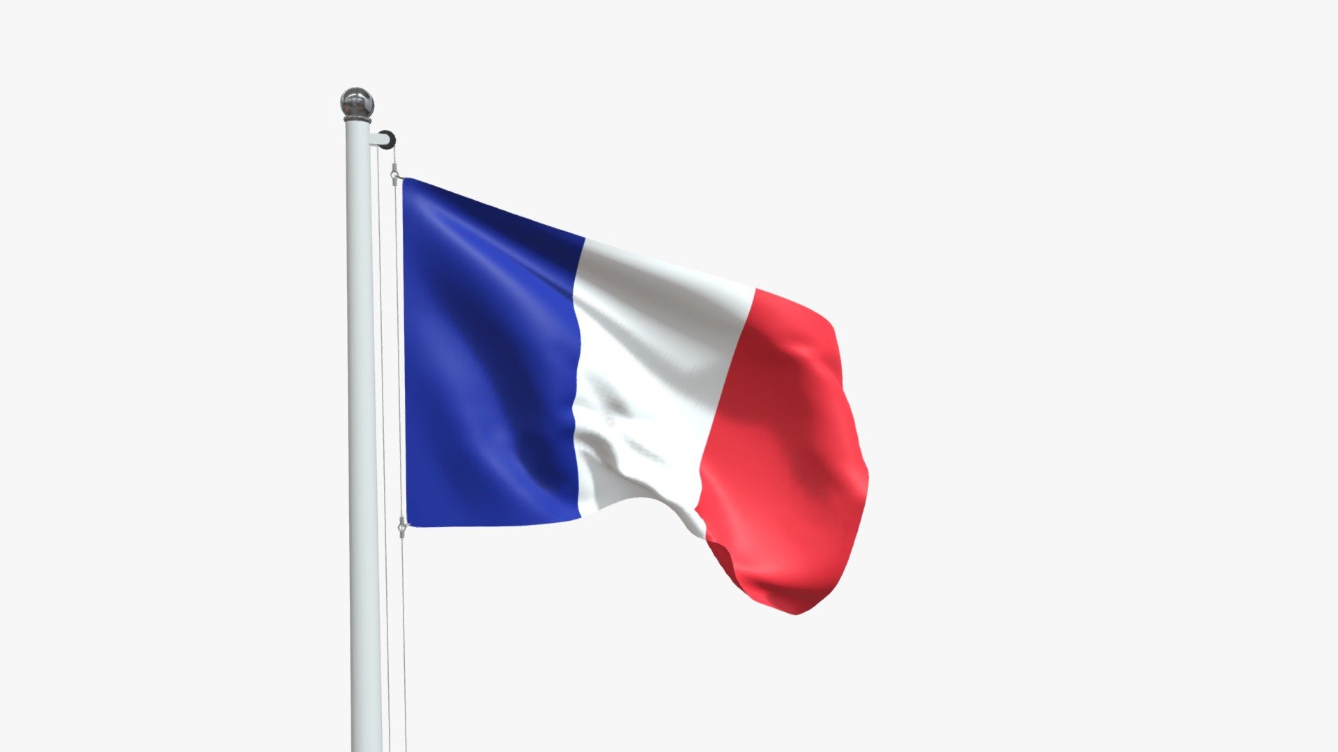 Flag Of France - Buy Royalty Free 3D model by Renato.lt (@renato.lt_3D ...