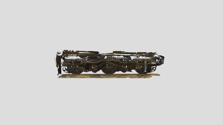 CP Locomotive Wheel Assembly 3D Model