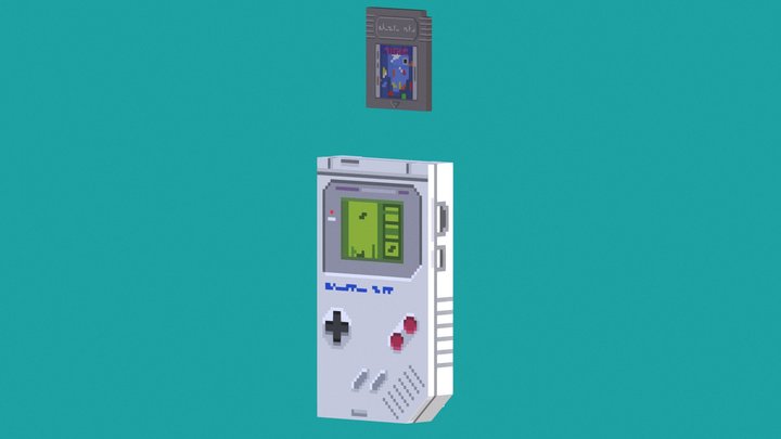 Gameboy 3D Model