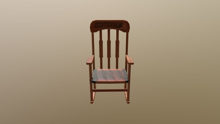 Rocking Chair Update 4 3D Model