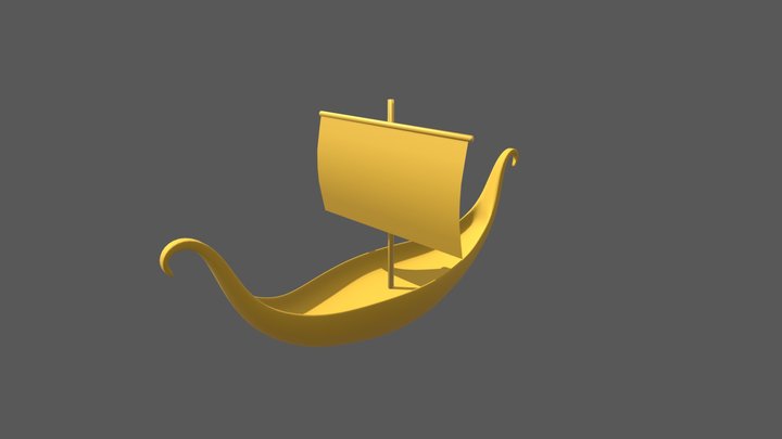 Boat 3D 3D Model