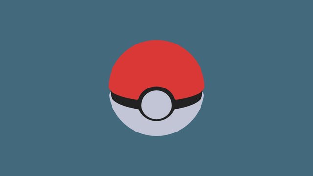 Pokéball - Flat Shaded 3D Model