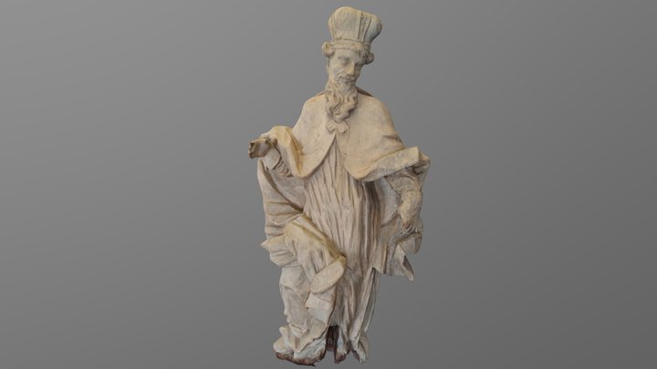 Sculpture of the Saint Nicholas 3D Model