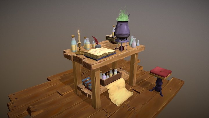 Wizards table 3D Model