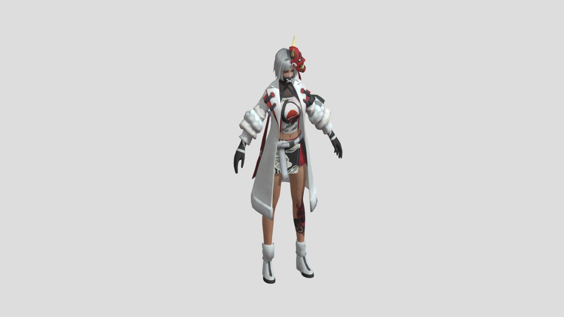 3d-models-free-fire-female-impernance-bundle - 3D model by ...