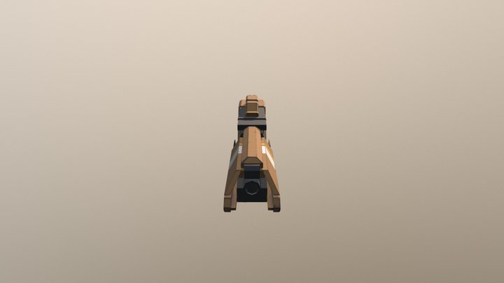 Splitter Rifle 3D Model